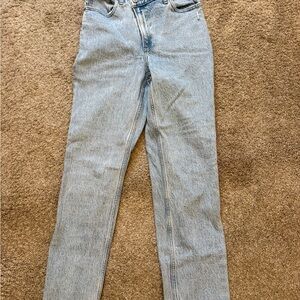 Abercrombie & Fitch Light Blue Straight Leg Jeans